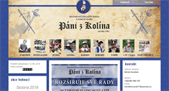 Desktop Screenshot of panizkolina.cz